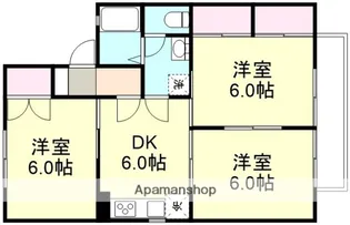 プラティア板谷 A棟【1階】の間取り