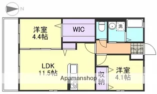 シエロT&T【2階】の間取り
