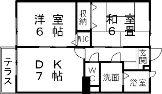 サンフォルムMARKⅡ【1階】の間取り