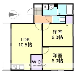 パインツリーB【1階】の間取り