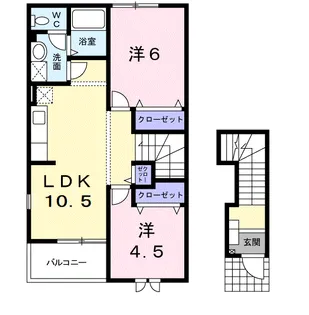 プロメナーデ【2階】の間取り