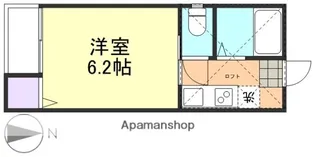 さんさん館 D【1階】の間取り