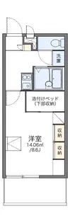レオパレスコンフォール石橋B【102号室】の間取り