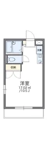 レオパレス大高A【2階】の間取り