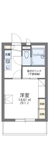 レオパレス花【2階】の間取り