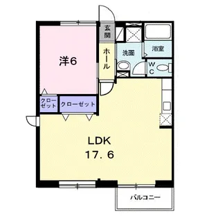 アルファ ワン【2階】の間取り