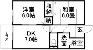 サンフォルムMARKⅡ【1階】の間取り