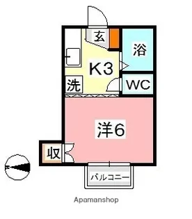 エクセレントハイム95【2階】の間取り
