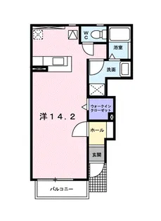 oAzo B棟【1階】の間取り