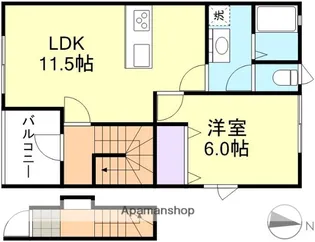 ラヴィータC【2階】の間取り