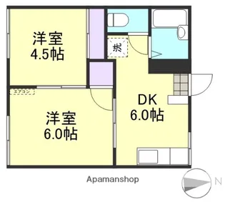 コーポ高田【1階】の間取り