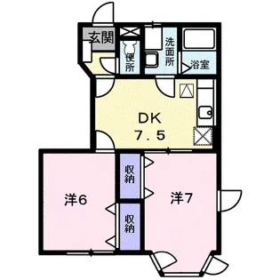 ソレイユ【1階】の間取り