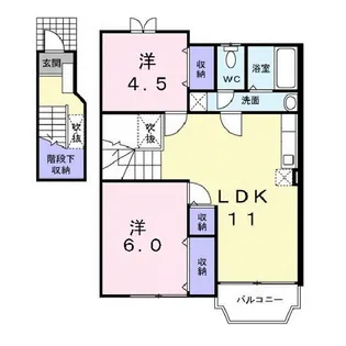 FLORENCE 1997【2階】の間取り