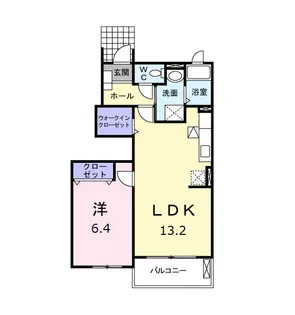 アドベントヒルズA【1階】の間取り