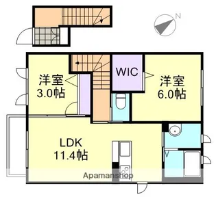La Luce【2階】の間取り