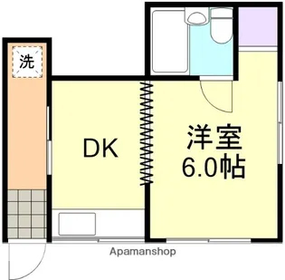 藤原マンション【3階】の間取り
