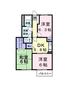 桃の里【1階】の間取り