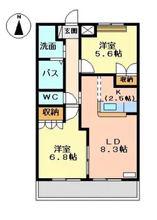 菜園−SAIEN−【1階】の間取り