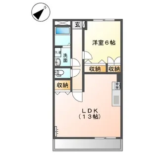 サンガーデン【202号室】の間取り