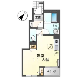 スターダスト リン【1階】の間取り