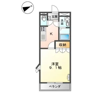 リバティー【1階】の間取り