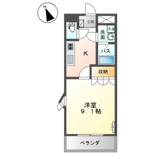 メゾン・ド・アンジュ【1階】の間取り