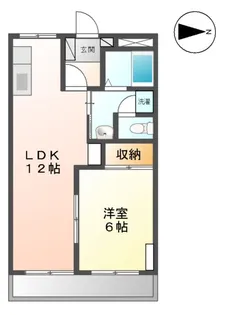 フラワーバスケット【1階】の間取り