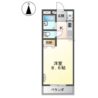 ボンブランセ【1階】の間取り