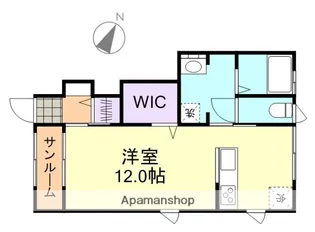 フラットC【1階】の間取り