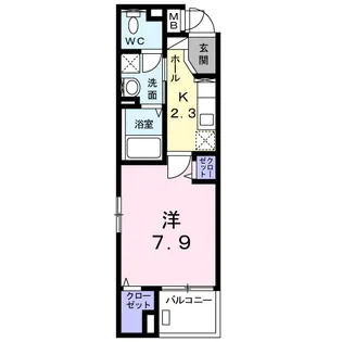 ミライア【3階】の間取り