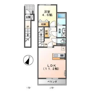 スターパレスONO【2階】の間取り