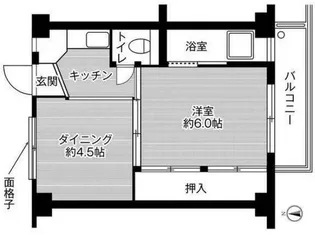 ビレッジハウス八浜1号棟【0103号室】の間取り