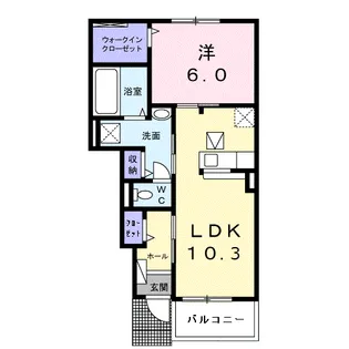 プランソレイユ【1階】の間取り