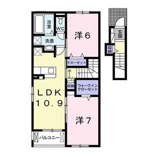 サンリット【2階】の間取り
