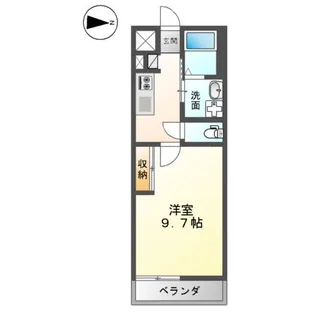 シェノン【205号室】の間取り