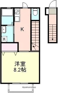 AURORA【2階】の間取り