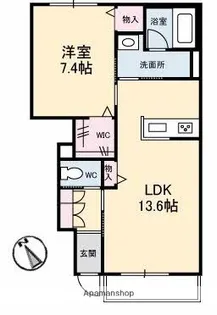 グラム【1階】の間取り