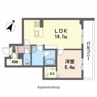 トリフォリア【2階】の間取り