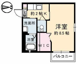 アンシャンテ【2階】の間取り