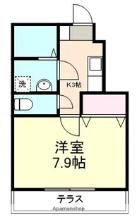 COCORIZE A棟【1階】の間取り