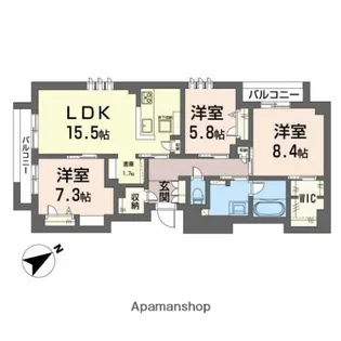 コトーネ【1階】の間取り