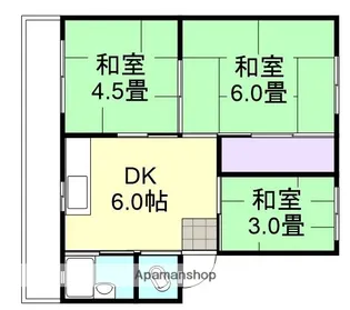 岡山県倉敷市玉島長尾【マンション】の間取り