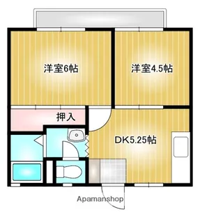 古谷ハイツ【2階】の間取り