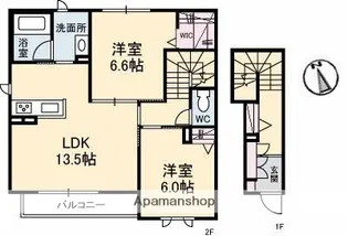 シャリテ【2階】の間取り