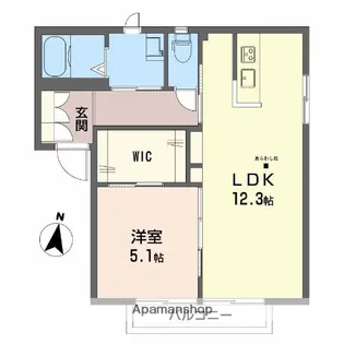 フォーレス21 B棟【1階】の間取り
