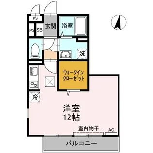 COMODO GIONE A棟【1階】の間取り