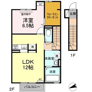 うぐいす館【2階】の間取り