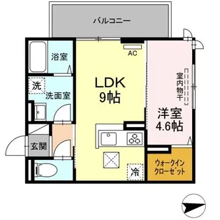 ラ・レコルトⅡ【101号室】の間取り