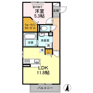 プリマヴェーラ【2階】の間取り