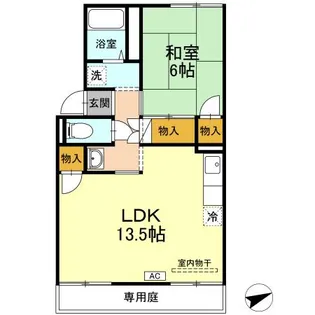 プレジール88【1階】の間取り